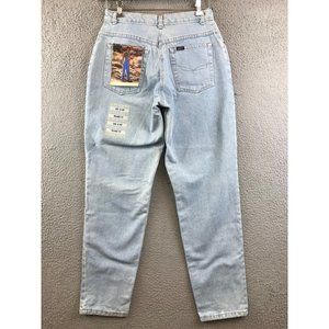 Vintage Chic Denim Jean Pants Relaxed Fit Tapered Leg size 10